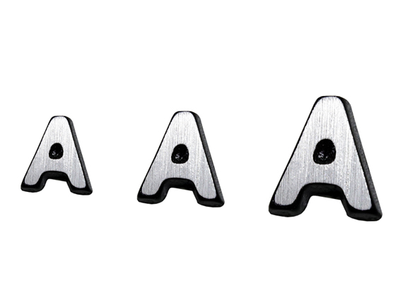 letras de Aluminio Estilo Recto